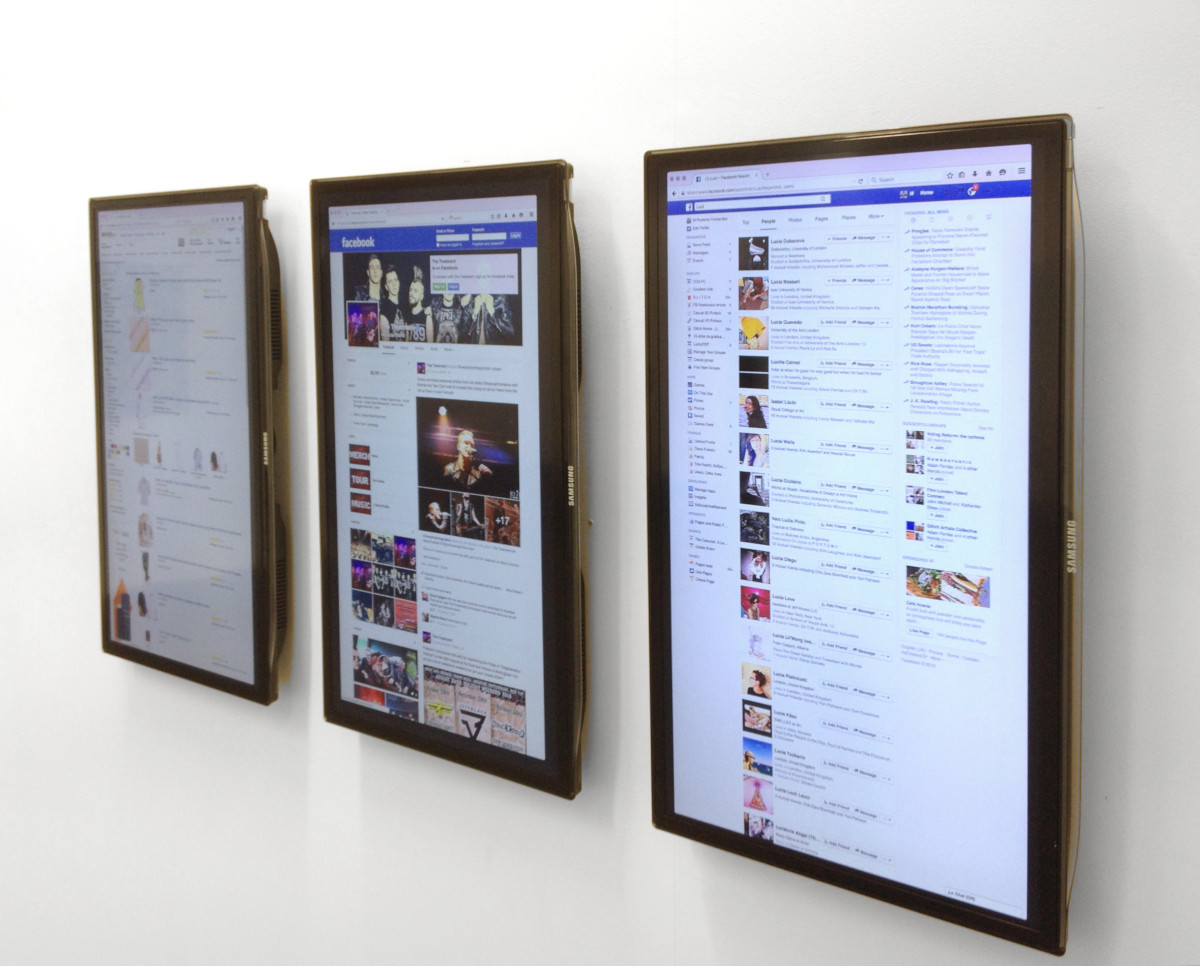 Installation in gallery